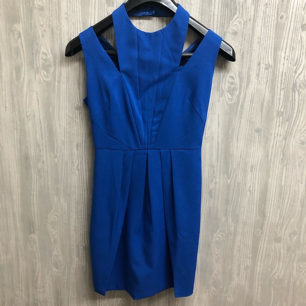 Tobi blue sexy little dress halter style